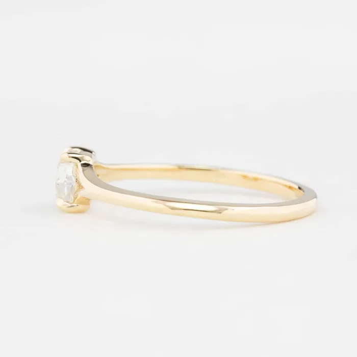 Rings Envero Jewelry Kylie Ring 027ct Rose Cut Diamond 14k Yellow Gold One of a kind