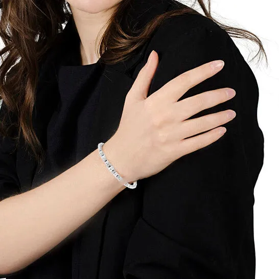 Bracelets JMS always Original Haus of Brilliance Sterling Silver 14 cttw Diamond Ball Bead Cuff Bangle Bracelet IJ I2I3