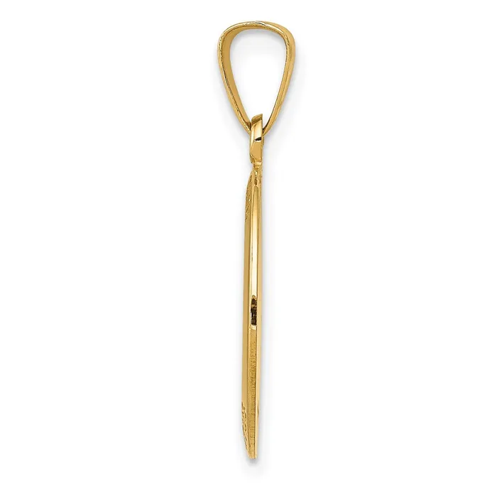 Goldia Charm Necklaces 14k Yellow Gold Saint Joseph Medal Charm