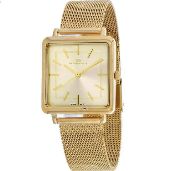 JMS always Original Oceanaut Traditional Goldtone Dial Ladies Watch OC0284 Rings