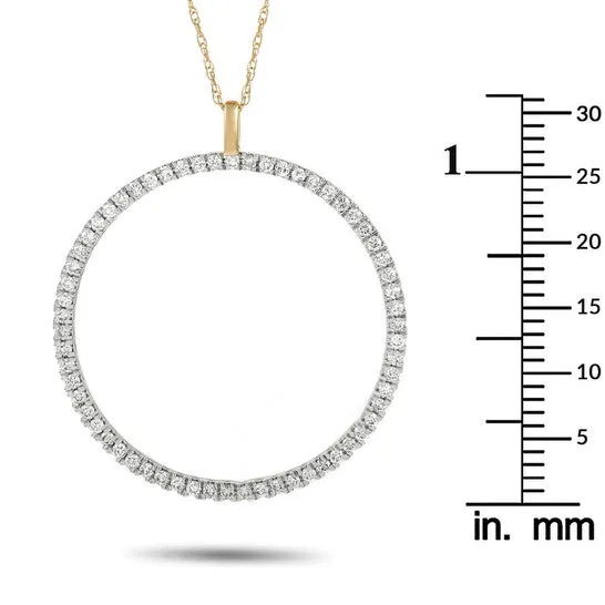 Necklaces Original LB Exclusive 14K Yellow Gold 050 ct Diamond Necklace JMS always