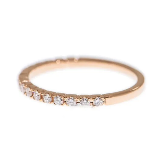 Original New J Collection Ring W Diamond 17 Rddi 029 Ct18kr 172 Gm 18kt Rose Gold Pink Gold JMS always Rings