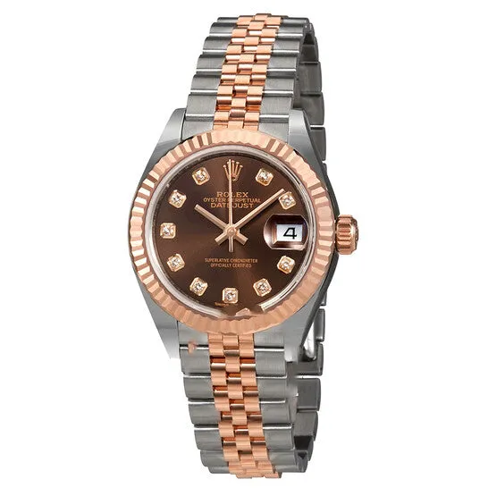 Watches Original Rolex Lady Datejust Chocolate Diamond Dial Automatic Ladies Watch 279171CHDJ JMS always