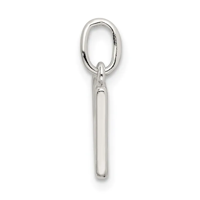 Necklaces TreasureFineJewelers Sterling Silver Letter W Initial Charm