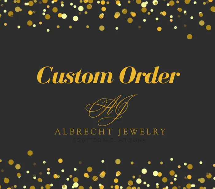 Albrecht Jewellery Rings ustom Order Aquamarine and Diamond Engagement Ring Set 14K Rose Gold