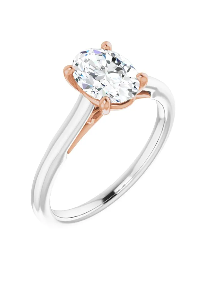 Infinity Symbol Solitaire Engagement Ring acredo USA Rings